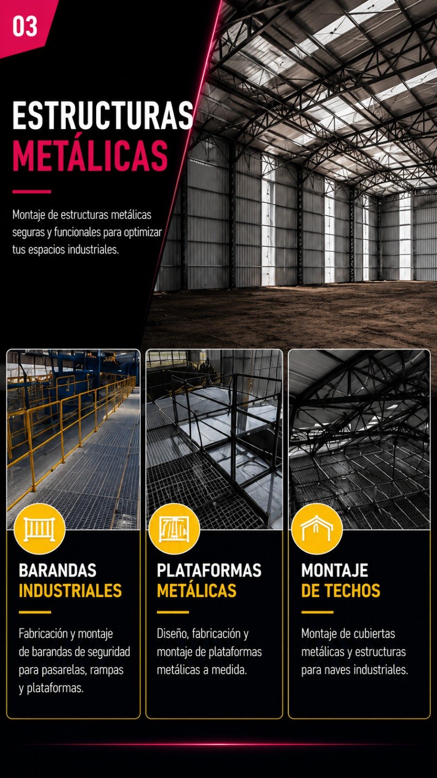 Estructuras metálicas industriales